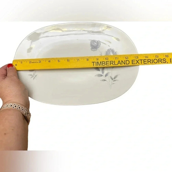 Vintage Bavaria Tirschenreuth 33 Germany Platter 3934. Floral Pattern pristine - Picture 6 of 7